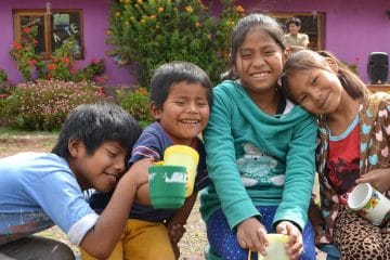 Children at the Peru after-school project