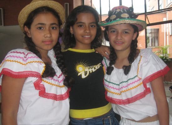 Girls at the orphanage"