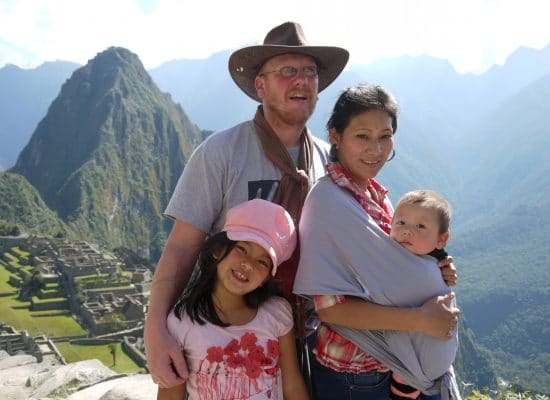 Family in Cusco, Peru
