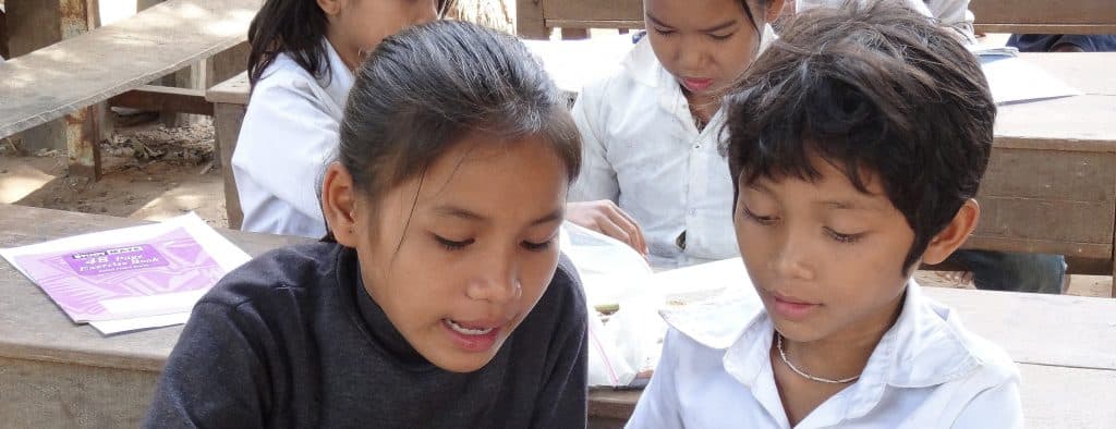 Hard at work at the Cambodia community Project