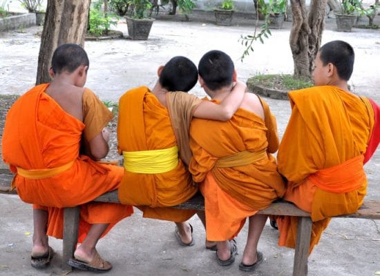 Monks in Asia"