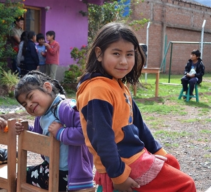 Children at The Peru Community Project