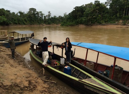 Getting the boat to the Peru Amazon "