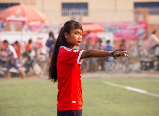 Empowering woman and girls through sport in Cambodia"