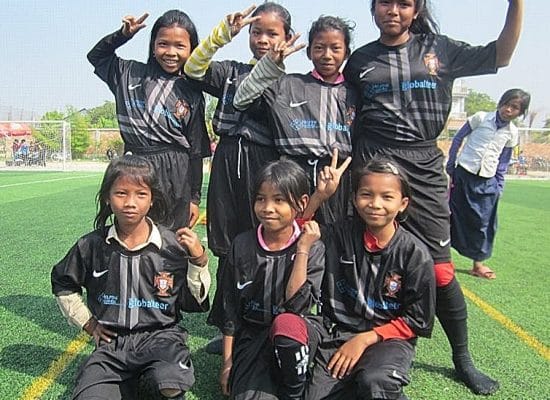 Sports for girls in Siem Reap"