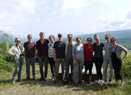 Volunteer Group at Amazon Conservation Project"