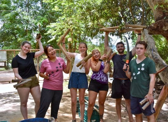 Volunteers at Thailand Wildlife Sanctuary"