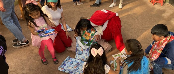 Children taking part in an activity at Picaflor House
