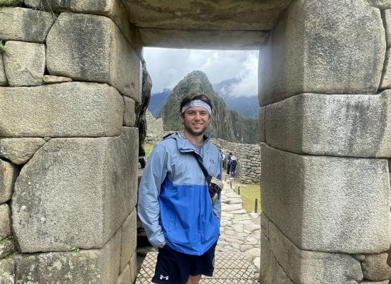 Louis at Machu Picchu
