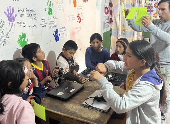 They where very happy for learning digital skills"