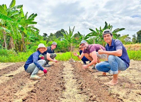 Cambodia Food nd Farming volunteers in Cambodia"