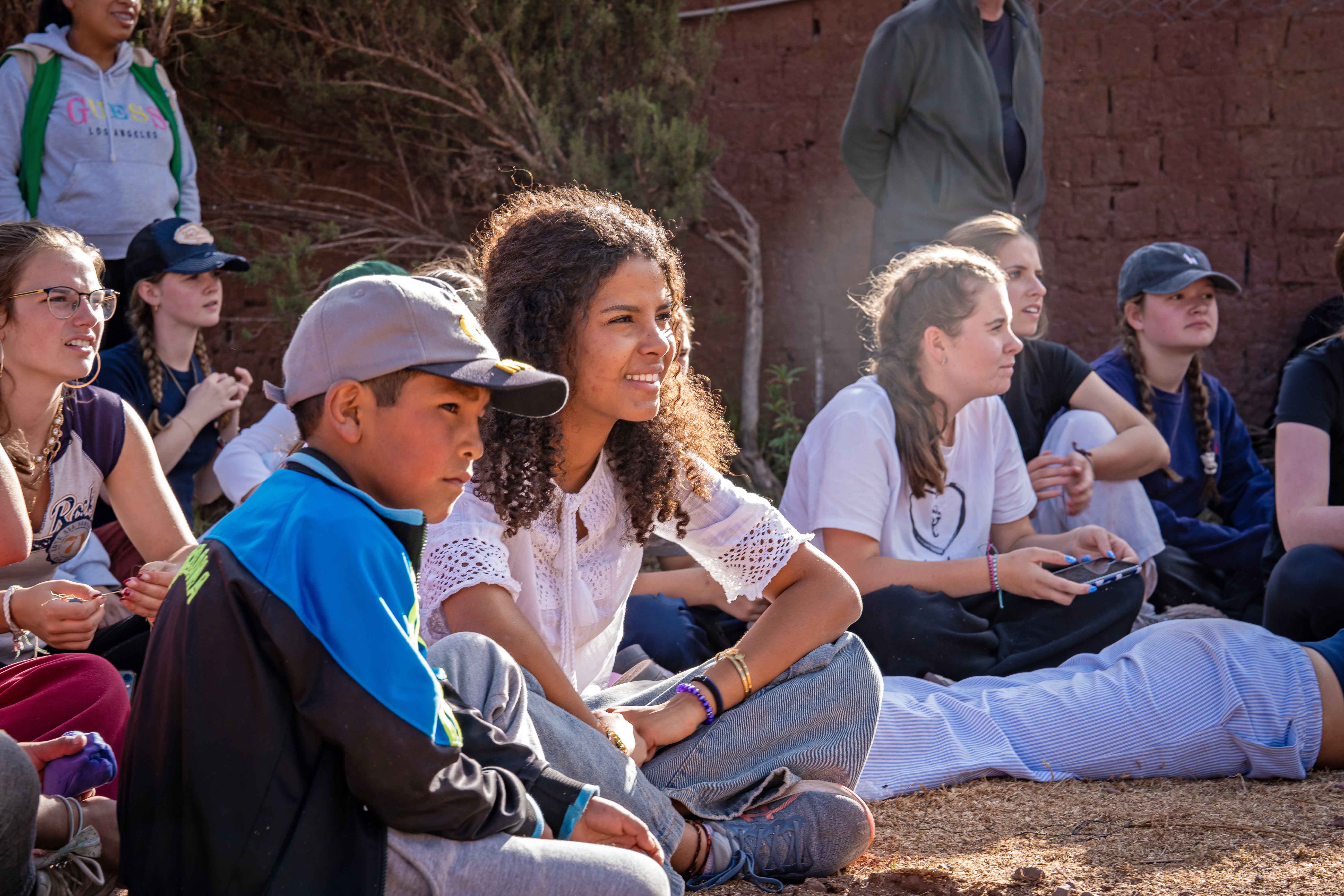 Volunteers at Picaflor House in Peru