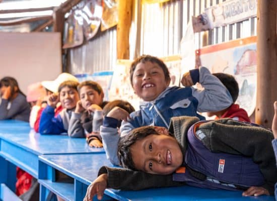 Children at the Peru Community Project"