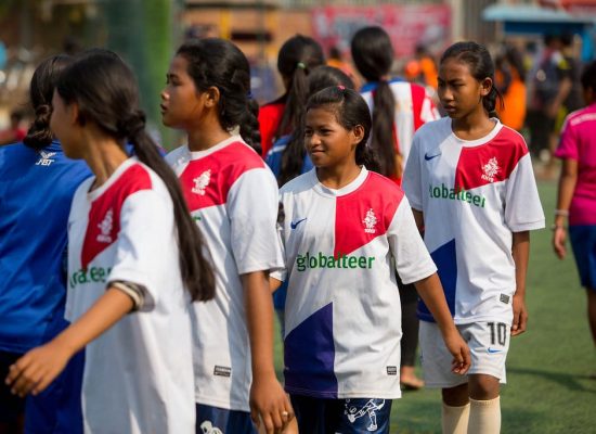 Sports students in Cambodia"