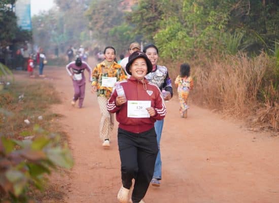 Temple run in Cambodia"